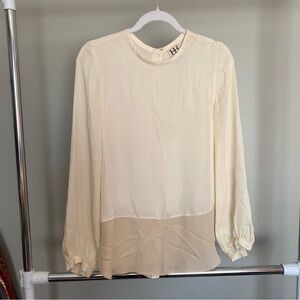 Haute Hippie HH Vintage Silk Cream Blouse S